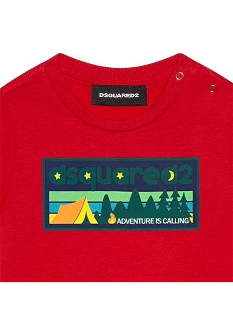 T-shirt con stampa DSQUARED2 JUNIOR | DQ3265 D0AGPDQ401